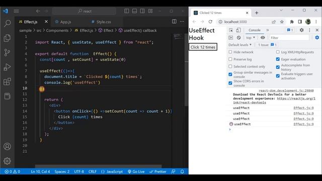 UseEffect Hook - React JS| Detailing's & Application| Easy tutorial for beginners| MALAYALAM #react смотреть онлайн