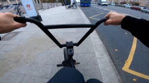 GoPro BMX STREET riding in MOSCOW #4  | Трюки в городе на БМХ от первого лица
