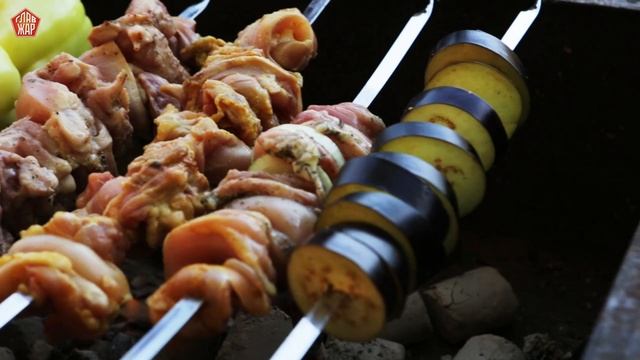 Сколько шашлыков можно пожарить на 4 килограммах брикетов ГлавЖар? смотреть онлайн