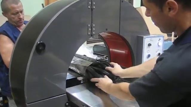 Обмотка стретч пленкой длинномерных изделий EXR 301 смотреть онлайн