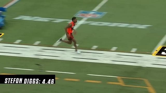 Slowest & Fastest Star WR 40-Yard Dash Times! смотреть онлайн