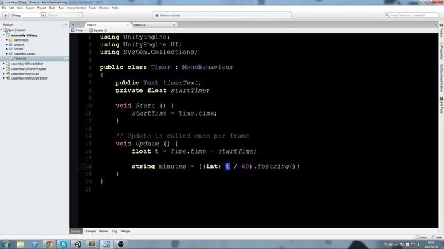 How to create a Timer [Tutorial][C#] - Unity 3d смотреть онлайн