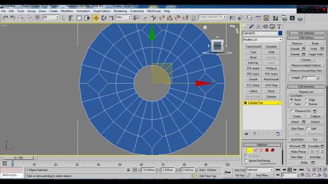 Урок 3ds Max - как быстро создавать отверстия в деталях /3ds Max - How fast create holes in details смотреть онлайн