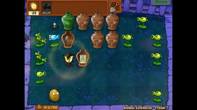 Plants vs Zombies Walkthrough Puzzles Beat Vases Infinitely смотреть онлайн