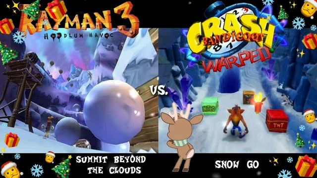 "SNOW BEYOND THE COLD" RAYMAN 3 X CRASH BANDICOOT 2 (MASHUP) ? Christmas special! смотреть онлайн