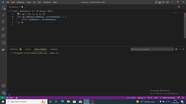 JavaScript Reduce Function смотреть онлайн