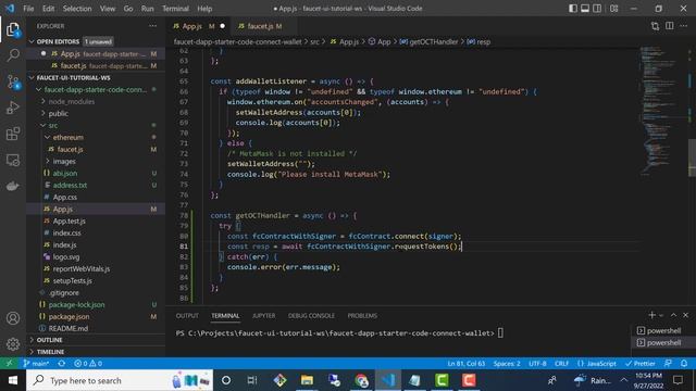 Web3 Tutorial Project | Build a Faucet dApp with Ethersjs & Reactjs смотреть онлайн