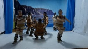 Эвенкийский танец "Звуки тундры". Танцевальный ансамбль "Осиктакан". с. Жиганск, Якутия