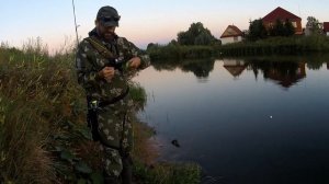 ШОК! Щука на личинку стрекозы!