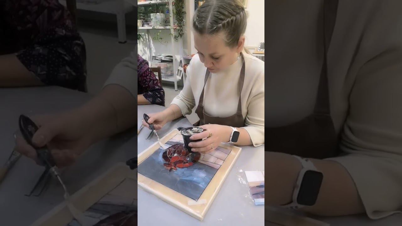 Моя витражная мозаика близка к финалу! смотреть онлайн