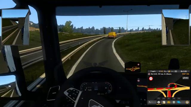 Euro Truck Simulator 2. (ETS2). Тяжёлый груз 🚛🚚. смотреть онлайн