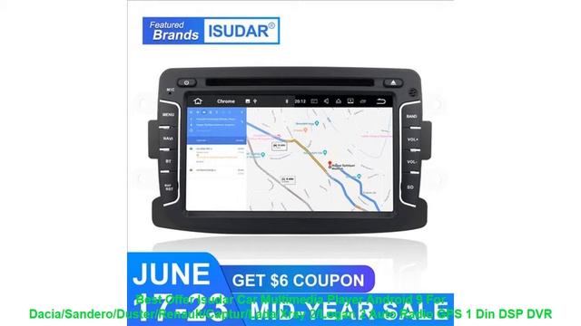 Best Offer Isudar Car Multimedia Player Android 9 For Dacia/Sandero/Du смотреть онлайн
