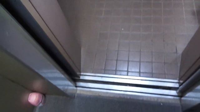 Very Nice Late 1980s Mitsubishi Roped Hydraulic Elevator @ ???, Shibuya, Tokyo, Japan смотреть онлайн