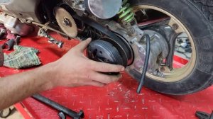 Буксует сцепление на скутере Honda Dio