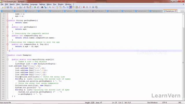 Understand How an Compartor and Comparable Works смотреть онлайн