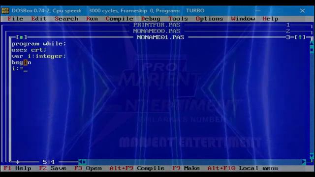 Turbo Pascal Project 03 смотреть онлайн