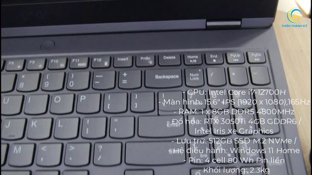 UNBOX Laptop Lenovo Legion 5 15IAH7-82RC0036VN 2023 NEW GAMING смотреть онлайн