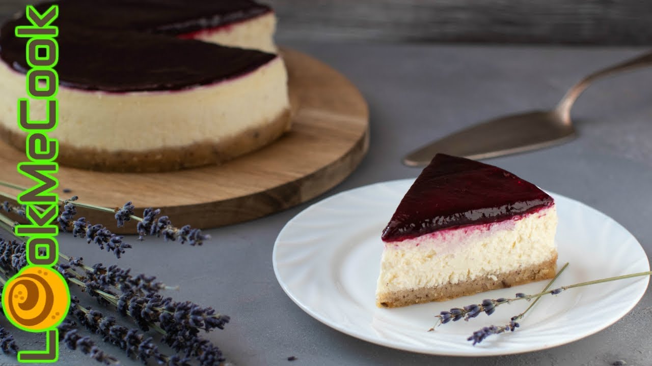 ЛАВАНДОВЫЙ ЧИЗКЕЙК. Чизкейк со смородиновым соусом. Песочное тесто. смотреть онлайн