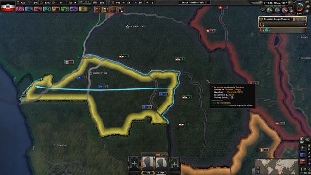 Unification Wars || Ep.2 - Red Flood Prussian Congo HOI4 Lets Play смотреть онлайн