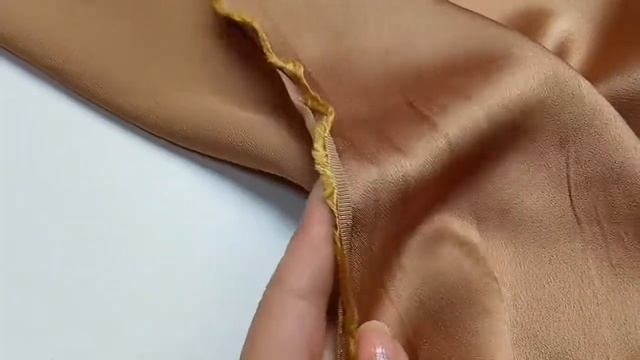 28-6567 Ткань плательная двухсторонняя Кади цвета корицы смотреть онлайн