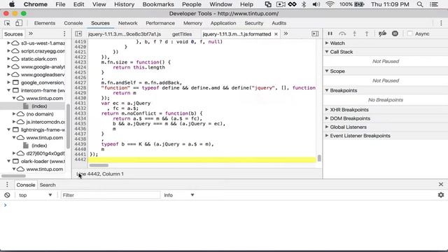 Human Readable Javascript in Chrome Devtools смотреть онлайн