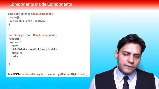 Component inside Component - React Tutorials 2022 with simple examples смотреть онлайн