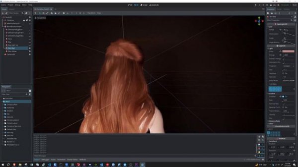 Godot 4 Digital Human Hair Shader