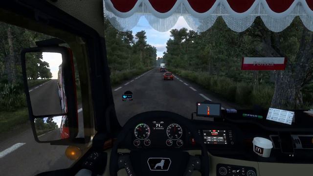 Euro Truck Simulator 2 | Man TGX E6 | Kalisz Project 1:1 | 🇵🇱 Dzierzbin ➞ 🇵🇱 Stawiszyn смотреть онлайн