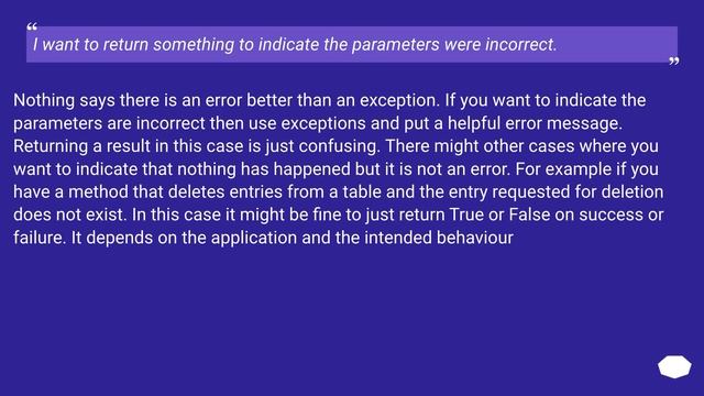 Best practice in python for return value on error vs. success смотреть онлайн