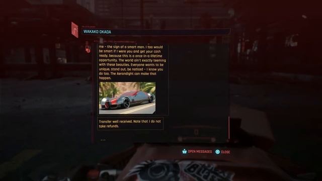 Cyberpunk 2077 - Buy Vehicle Yaiba Kusanagi CT-3X "Akira Bike" via Xixer Okada PS5 Gameplay 2021 смотреть онлайн