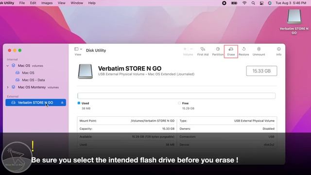 How to Format a USB Flash Drive on Mac [macOS Monterey] смотреть онлайн