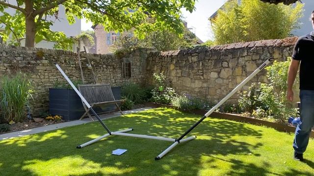 Relax in the garden with the stand for hammocks Nautico | LA SIESTA Lab смотреть онлайн