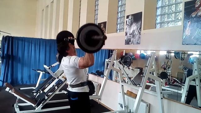 Жим стоя 85 кг (армейский жим) смотреть онлайн