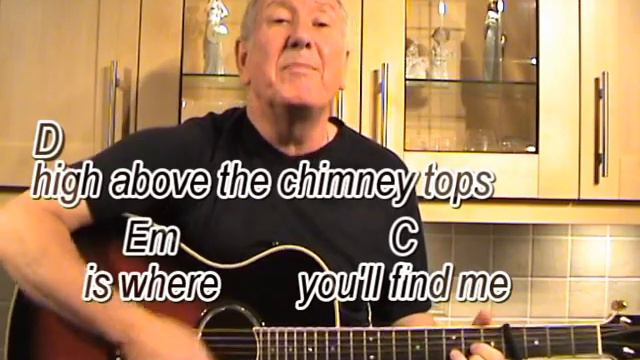 Somewhere Over The Rainbow (Israel IZ cover) GUITAR LESSON play-along chords lyrics (key G:capo 4th смотреть онлайн
