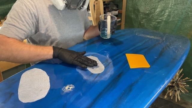 Surfboard Ding Repair & Color Match [PU Foam + Polyester Resin] смотреть онлайн
