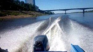 Река Вятка. Казанка 5м4 + Ямаха 40 ( двухтактный)