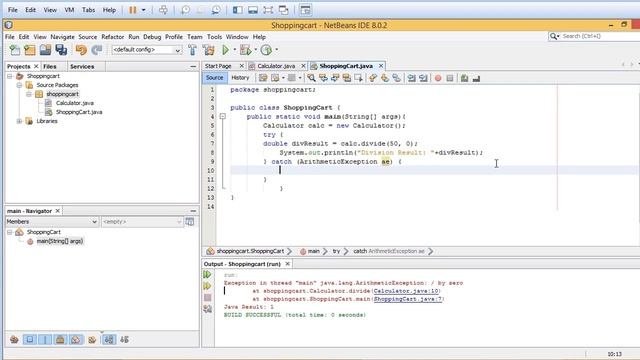 Java SE 8 Fundamentals: Catching an Exception смотреть онлайн