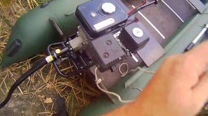 Простейшая страховка лодочного мотора.