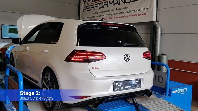Volkswagen Golf 7 GTI / Reprogrammation Stage 2 & Pop and Bang by Valerian Performance смотреть онлайн