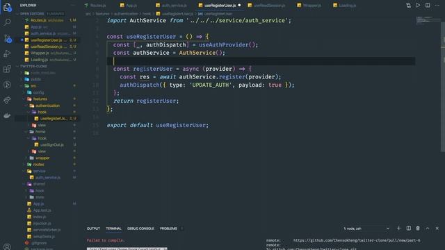 Twitter clone #7: Refactor && Clean architecture смотреть онлайн