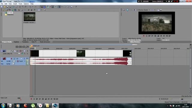 Как разделить видео и убрать звук в SONY VEGAS PRO/ смотреть онлайн