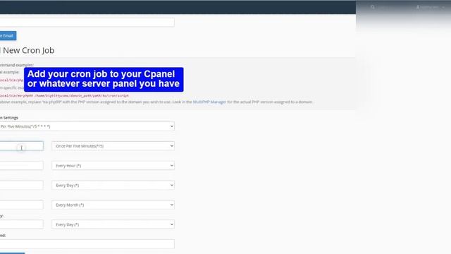 PHP Cam Script (v4) - Set Up Tour Video - Add Cron Jobs смотреть онлайн