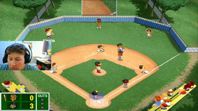 MY NEW DREAM TEAM! GAME 1 Backyard Baseball 2003 Season 1 смотреть онлайн