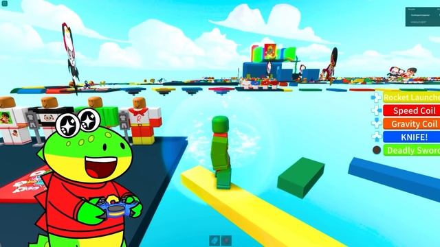 Best ROBLOX Games of All Time! Let’s Play ROBLOX Slide Down Stuff on Rainbow Fidget Spinner смотреть онлайн