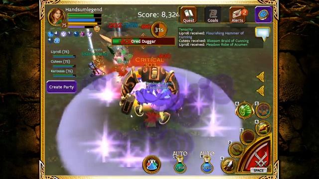 Best Place to Farm XP in Arcane Legends | Farming Level 71-76 смотреть онлайн