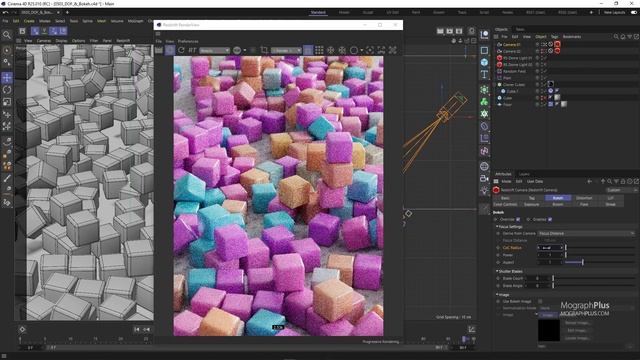 Redshift & Cinema 4d | Understanding Depth Of Field And Bokeh