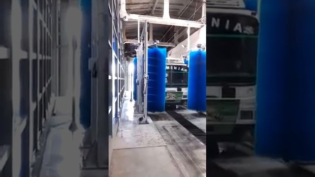 Автоматическая мойка проездного типа для троллейбусного депо смотреть онлайн