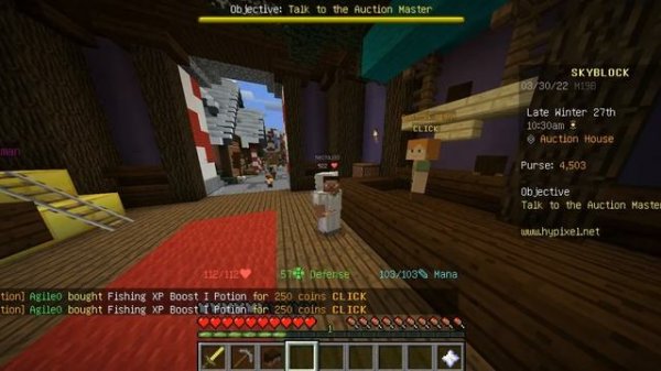 Skyblock Hypixel #2 Дали подарки **Накопил 10 тысяч и потратил их**