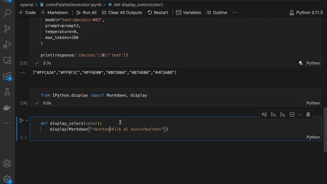 Color Palette Generator Menggunakan OpenAI dan Python - OpenAI Tips смотреть онлайн