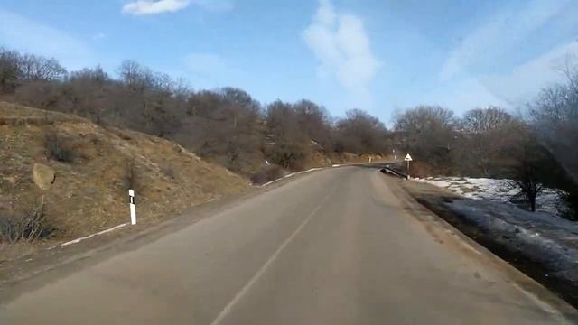 Грузия. Алгети. Манглиси. Цалка. Дорога. Серпантин. смотреть онлайн